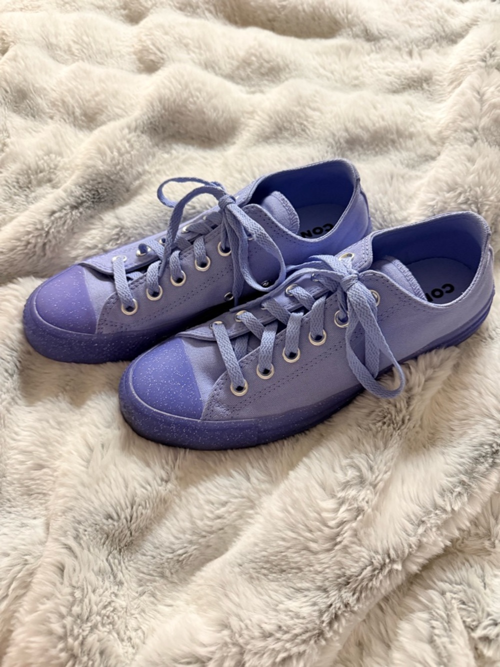 Converse Light Jelly Purple Low-Top Canvas Sneakers